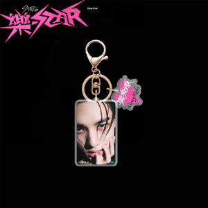 KPOP Porte-clés acrylique pour enfants errants ROCK STAR Album Figure Porte-clés Sac Pendentif BangChan HyunJin <span class=keywords><strong>Felix</strong></span> Décor Accessoires Fans Cadeau - Product Image 5