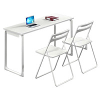 Table de conférence pliante moderne avec plateau en MDF, bureau de formation peu encombrant pour salle de réunion, Uetco