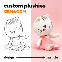 Koleksi Boneka Karakter Anime Kartun Lembut dan Empuk, Hadiah untuk Penggemar Anime