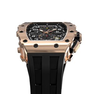 Reloj de Lujo para Hombre, Mecánico, Automático, con Cristal de Zafiro Hueco, Elegante, de Acero Inoxidable y Silicona, 20mm 40mm - Product Image 6