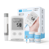 Dispositivos Médicos, Glucómetro, Máquina de Prueba para Diabéticos, Monitor de Glucosa en Sangre, Medidor 2 en 1 de Glucosa y Ácido Úrico