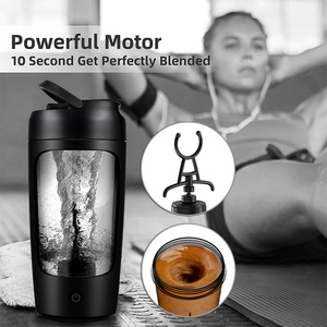 Botella Mezcladora Eléctrica Recargable Tipo-C de 600 ml, Libre de BPA, Tritan, para Proteínas, a Prueba de Fugas, con Logotipo Personalizado - Product Image 6