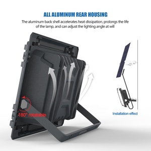 Đèn Led Năng Lượng Mặt Trời ETENDA 60W 100W 200W 300W 500W 800W Đèn Sân Vườn Năng Lượng Mặt Trời Ngoài Trời Lumen Cao AW - Product Image 4