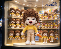 Peluche personnalisée en forme d'homme, douce et rembourrée, pour décoration de chambre et cadeau pour enfants