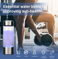 Bouteille d'eau intelligente portable 2024, bouteille d'eau hydrogénée ionisée 2021, eau alcaline hydrogénée, gobelet à eau riche en hydrogène