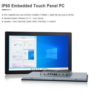18.5-21.5 Inch Embedded IP65 Waterproof Industrial All-in-One PC Window 10 Panel Core I3 Industrial <b>Computer</b> <b>Accessory</b> - Product Image 2
