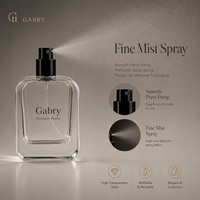 Flacon de parfum en verre de forme unique 30ml 50ml, flacon de parfum plat de luxe 100ml, flacon pulvérisateur vide, flacons de parfum sous pression