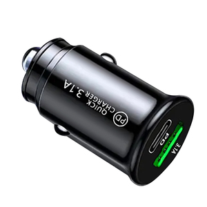 Sạc ô tô <span class=keywords><strong>mini</strong></span> USB di động, bộ sạc ô tô USB kim loại, bộ sạc ô tô nhanh, bộ chuyển đổi sạc ô tô nhỏ gọn, tương thích với <span class=keywords><strong>iPhone</strong></span> - Product Image 2