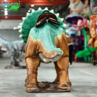 Dinosaure animatronique mécanique grandeur nature à chevaucher pour parcs d'attractions, personnalisable pour sites touristiques, fabricant direct