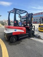 LIVRAISON GRATUITE Chariot élévateur électrique économique 3 tonnes Feeler avec batterie au lithium pour travaux de construction et bâtiment