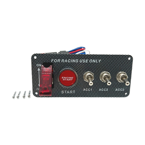 12V LED interrupteur d'allumage à bascule panneau accessoire de voiture universel pour le démarrage du moteur bouton poussoir ensemble vitesse T3 commutateurs automatiques - Product Image 6