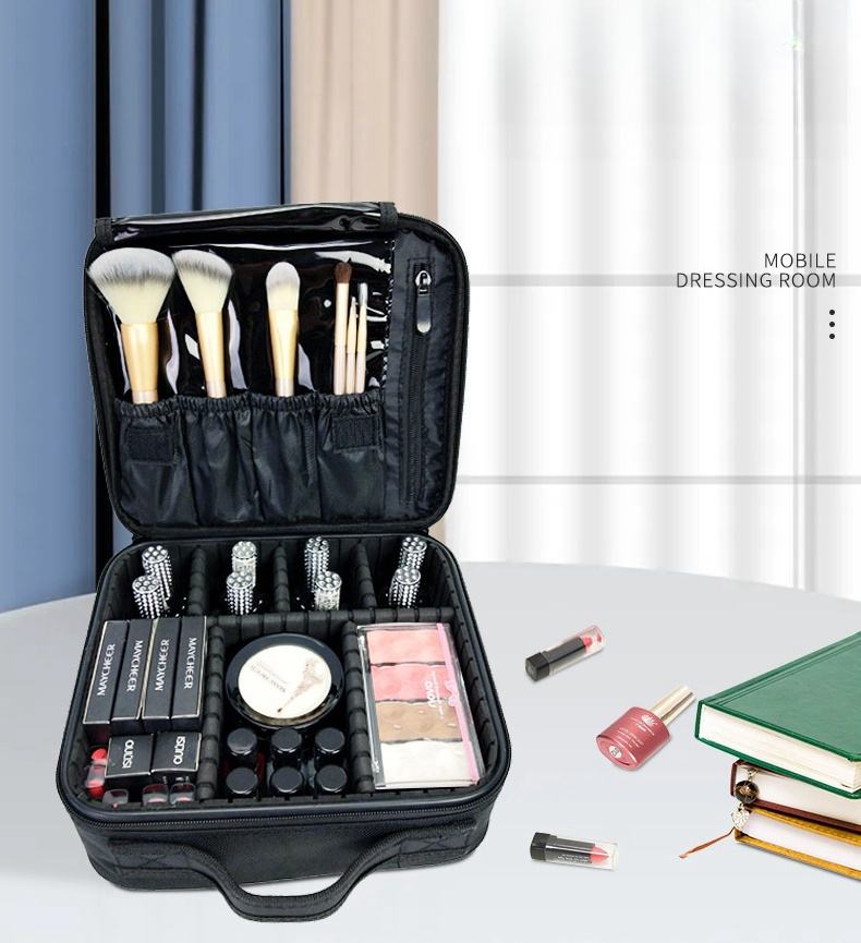 2024 Professional Portable Makeup Box Durable Storage