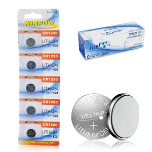 Lithium Cell CR1220 3v CR2032 CR2016 CR2025 CR2450 CR1632 CR1220 CR1620 Button Battery