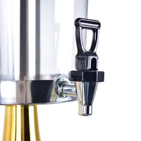 Équipement de restauration : Tour à bière, Distributeur de café, Distributeurs de boissons froides et chaudes en acier inoxydable, Distributeur de jus rose doré pour événements
