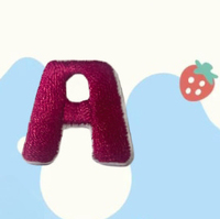 À la mode petite lettre anglaise brodé tissu Patch coloré lettre brodé Patch chapeaux accessoires de vêtements décoratifs