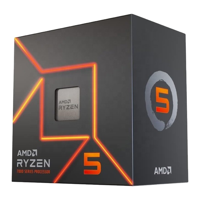 AM-D Ryze-n 5 7600 3.8GHz Base Clock 6-Core 12-Thread Desktop Processor CPU AM5 Socket Integrated Graphics