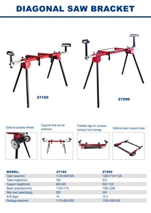 Chuyên nghiệp xách tay cán phổ miter bảng Saw đứng mô hình 26516 cho điện thoại di động Chế biến gỗ & XÂY DỰNG làm việc - Product Image 2