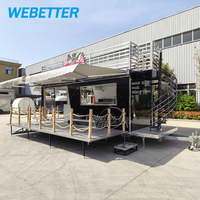 WEBETTER Story Mobile Restaurant Taco Truck Coffee Van Drink Juice Beer bar Remorque à vendre