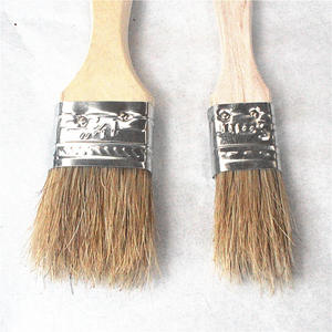 แปรงทาเนย ด้ามไม้ ขนหมู ทนทาน สำหรับทาเนย สองชุด - Product Image 1