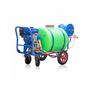 Portable agriculture 160l water sprayer tank Agricultural Equipment Gasoline Engine 6.5 HP Power Sprayer for Irrigating