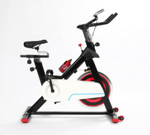 Vélo d'exercice professionnel à entraînement par courroie avec volant d'inertie en acier de 13 <span class=keywords><strong>kg</strong></span>, écran LCD, siège réglable, guidon, charge maximale de 100 <span class=keywords><strong>kg</strong></span>, garantie 1 an - Product Image 3