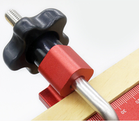 Lot de 3 serres-joints en aluminium en forme de L de 120/140 mm pour le travail du bois, avec échelle, équerre de positionnement à 90 degrés pour l'assemblage et la localisation