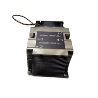 Radiateur à ailettes en aluminium LGA4189 pour processeur Intel, 4 caloducs, ventilateur de refroidissement 60 mm, 270 W, application serveur informatique
