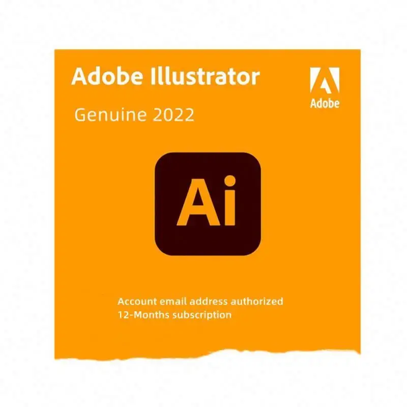 2022 Ai 1 Year Authorized Lightroom InDesign Adob e Illustrator Subscription Premiere Pro