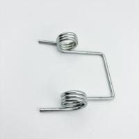 Ressort de torsion à double spirale personnalisé en acier inoxydable, laiton, cuivre, caoutchouc, fil de piano, usage industriel pour serrure de porte