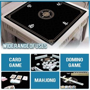 Tapis de Mahjong antidérapant pliable de qualité supérieure La réduction du bruit comprend un carton de sac en tissu pour les jeux de stockage Nouveautés de fête Fabriqué en Chine - Product Image 3