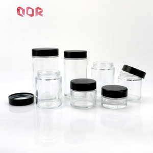 Frascos de Vidrio Transparente de Diferentes Tamaños, 100 ml/120 ml, Forma Cilíndrica, Recipientes de Almacenamiento de Grado Alimenticio con Tapas de Rosca Negras - Product Image 4
