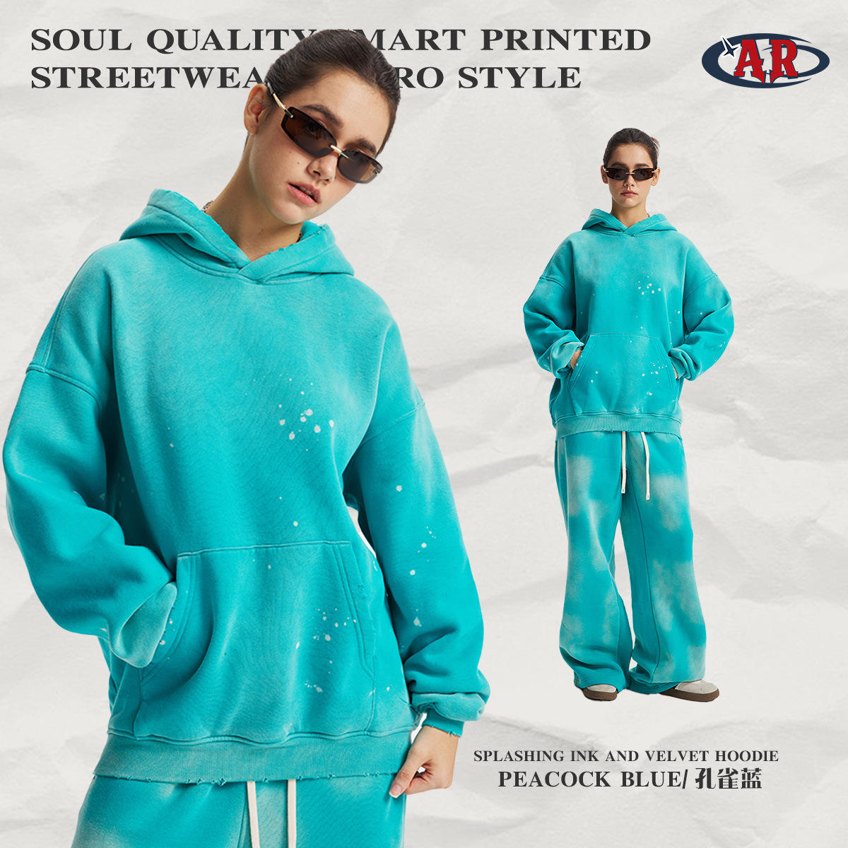 เสื้อ2592-สีฟ้านกยูง