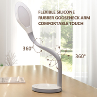 Lampe de bureau moderne intelligente 12V, Protection des yeux, lampe de bureau d'étude, lampe de bureau Led avec chargeur sans fil
