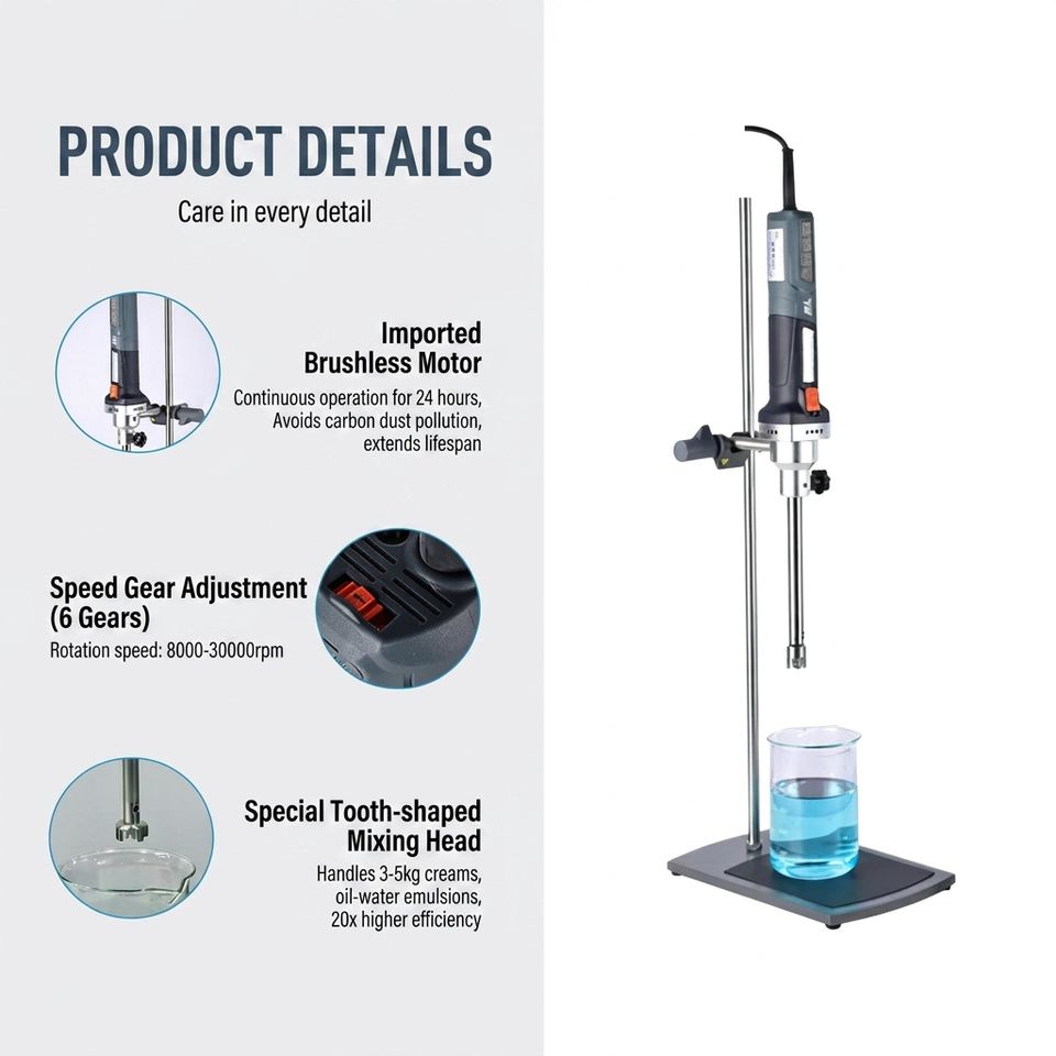Industrial Homogenizer Mixer Cosmetic Stomacher Milk Homogenizer ...