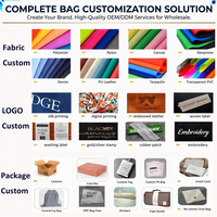 Tas Penyimpanan Benang Rajut Portabel Kustom, Organizer Tas Rajut untuk Jarum Rajut, Perlengkapan Rajut, Tas Proyek Rajut untuk Perjalanan