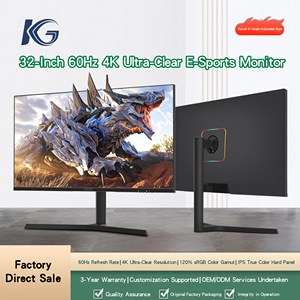 Moniteur de jeu 32 pouces 144 Hz avec dalle IPS <span class=keywords><strong>4K</strong></span>, écran de jeu professionnel pour une expérience visuelle immersive dans les jeux et le travail de bureau - Product Image 2