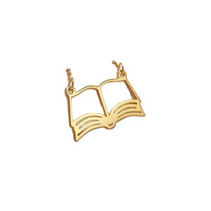 Collar con Colgante de <span class=keywords><strong>Libro</strong></span> <span class=keywords><strong>Hueco</strong></span> Único, Regalo Significativo para la Temporada de Graduación A0KD - Product Image 6