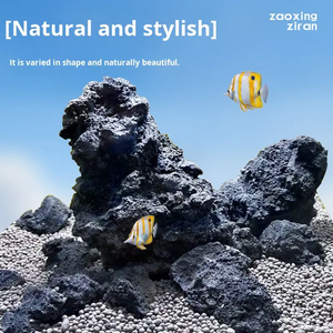 Poreuze natuurlijke lavasteen aquariumdecoratie, echte steen, visbak landschapsdecoratie, grensoverschrijdende bestseller <span class=keywords><strong>aquarium</strong></span> accessoire - Product Image 3