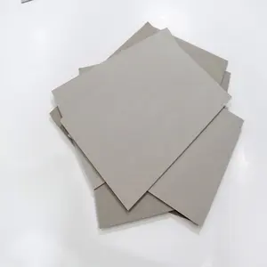 Lembar papan kepadatan tinggi kualitas tinggi 1mm 2mm 3mm papan Chip abu-abu papan kertas untuk kotak kemasan minuman/kotak kertas