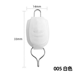 Support de ligne de pêche en gros, 10 couleurs, avec clip de fixation et bloque-ligne pour moulinet d'appât - Product Image 6