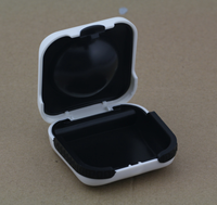 Boîte d'emballage pour appareil auditif, logo personnalisé, boîte blanche, étuis pour appareil auditif, boîte en plastique pour appareil auditif