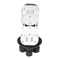Boîtier de raccordement optique 2 entrées 2 sorties, type mécanique, 12-48 fibres, étanche, pour extérieur, type dôme, pour réseaux FTTH FTTX