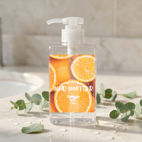 Savon liquide pour les mains en gros, nettoyant sans alcool, parfum fruité, désinfectant moussant pour les mains à usage domestique, fournisseur en gros