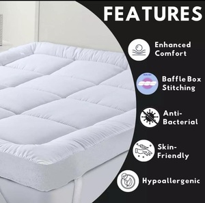 Cubierta extraíble personalizable cómoda de espuma viscoelástica de gel de alta densidad respetuosa con el medio ambiente certificada - Product Image 4