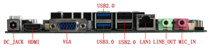 เมนบอร์ด6COM M219F Elsky J2900 9USB2.0 1USB3.0 mSATA SATA2.0 LAN 30W กำลังไฟ17*17*2.1cm - Product Image 4