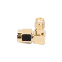 Connecteurs coaxiaux RF à angle droit plaqués or 50 ohms, adaptateur de haute qualité à visser, certifié ROHS, 500 cycles