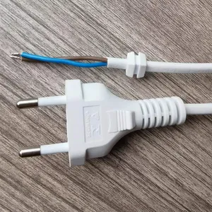 Euro 2 Pin AC Extention Cord Electric Wire Cable Male Plug To Female Socket European Europe EU German VDE Approval Power Lead