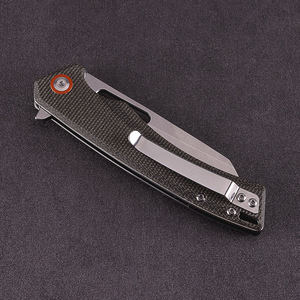 Mini piccolo coltello da tasca pieghevole EDC utensili da campeggio all'aperto con manico in materiale micinetto - Product Image 5