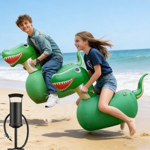 <b>Inflatable</b> Bouncy <b>Dinosaur</b> Toys Bouncy <b>Dinosaur</b> Toy for Children Fun Birthday Gifts with Cartoon Standing Triumph to DOc - Product Image 4