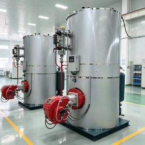 Générateur de vapeur à <span class=keywords><strong>gaz</strong></span> à démarrage rapide 50 kg/h, chaudière à vapeur verticale 35 kW pour la cuisson et la cuisson à la vapeur à petite échelle - Product Image 1